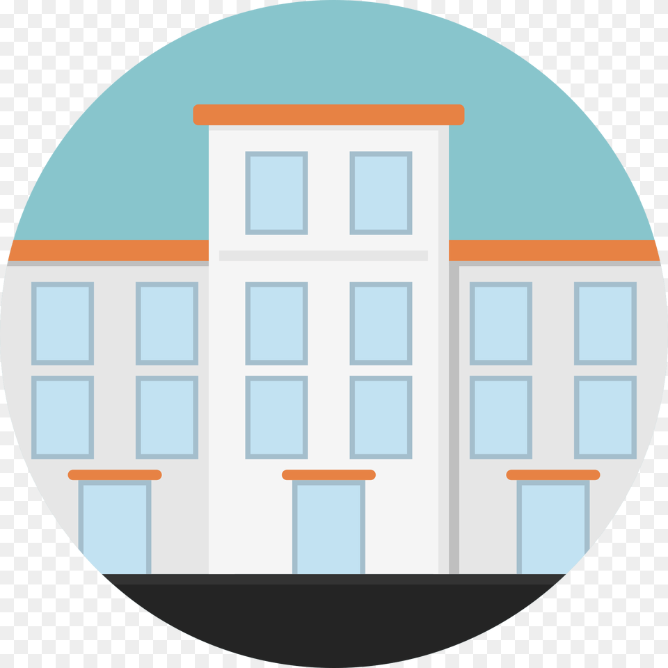 Library Building Clipart Transparent Icon, City, Architecture, Condo, Housing Png Image