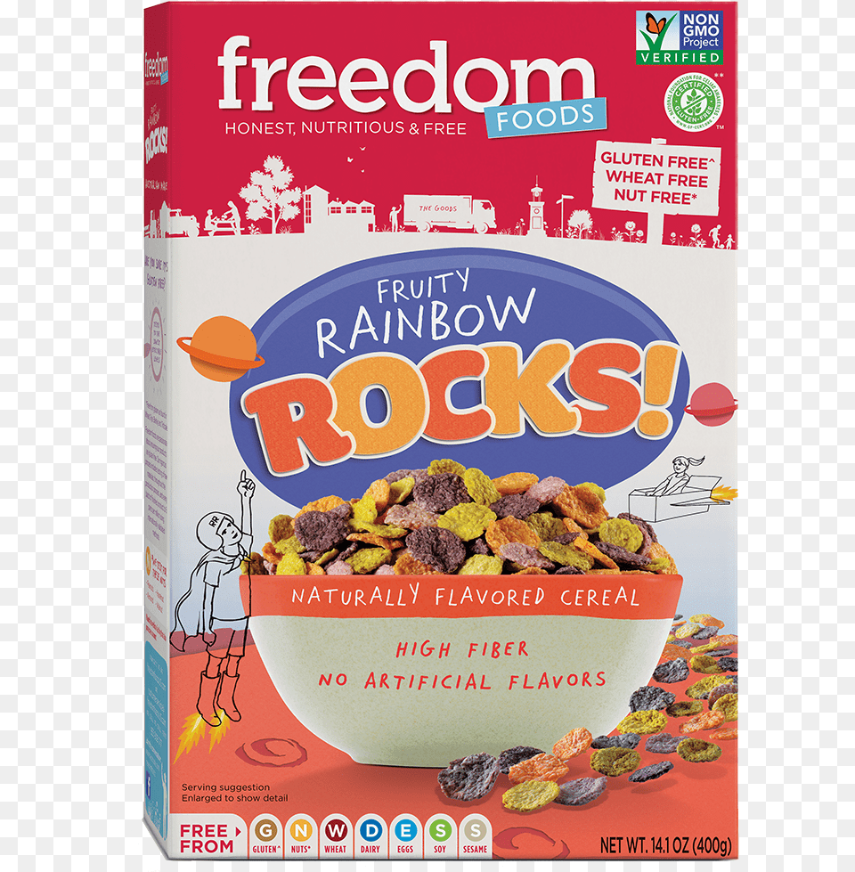 Library Cereal Transparent Rainbow Cereal Freedom, Person, Advertisement, Bowl, Face Free Png