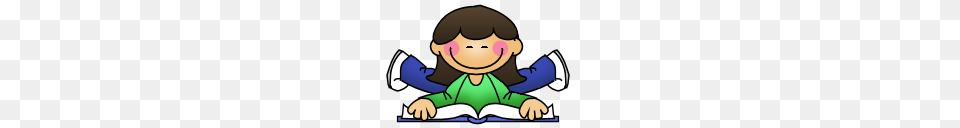 Library Class Clip Art, Person, Reading, Baby, Face Png Image