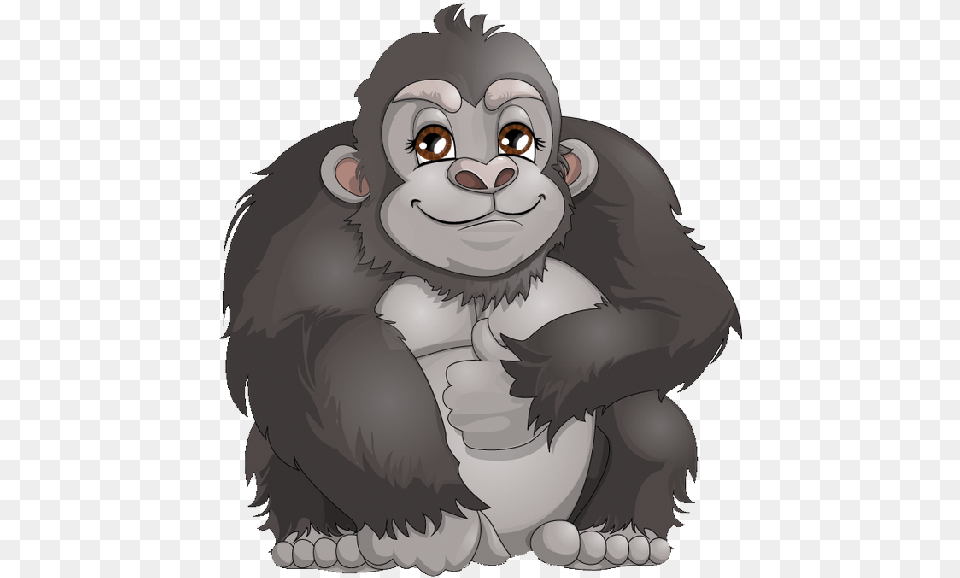 Library Collection Of Gorilla High Quality Clip Art Gorilla, Animal, Ape, Mammal, Wildlife Png