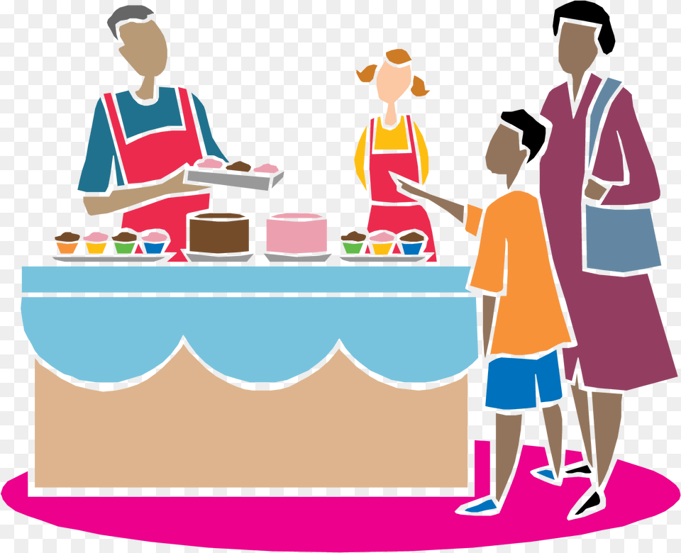 Library Crockpot And Cakewalk Fundraiser Fundraising Events Clipart, Person, Adult, Man, Male Free Png