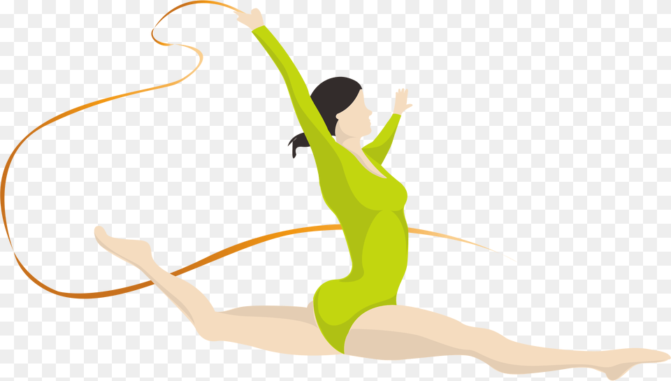 Library Download Artistic Gymnastics Rhythmic Beauty La Gimnasia Dibujo, Acrobatic, Sport, Person, Gymnast Png Image