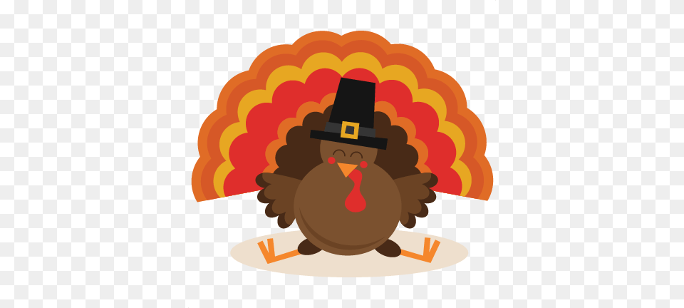 Library Download Cute Baby Turkey Clipart Miss Kate Cuttables Thanksgiving, Clothing, Hat, Dynamite, Weapon Free Transparent Png