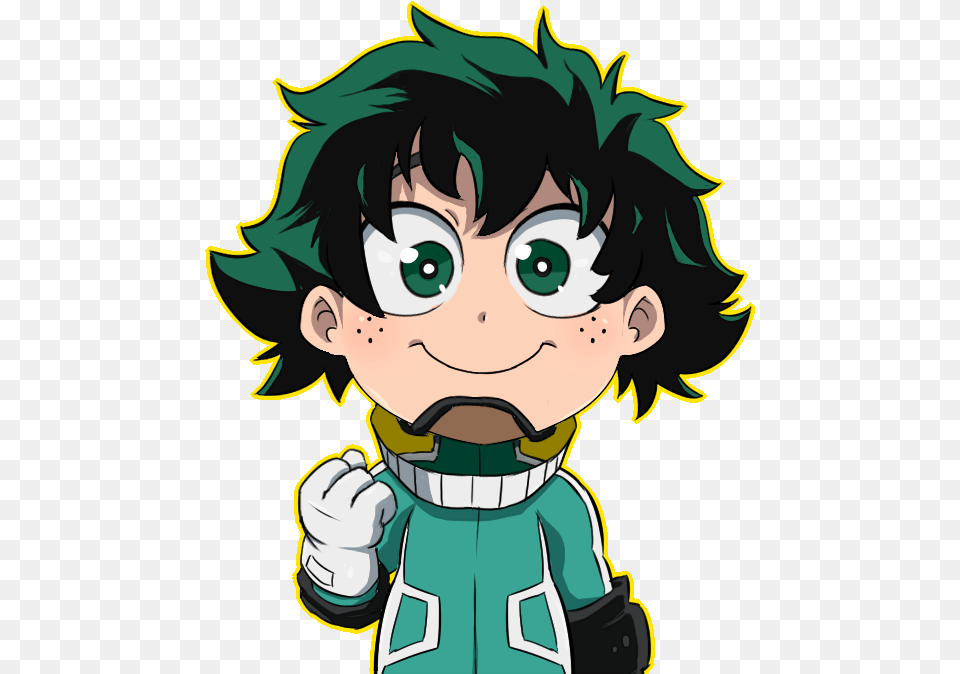 Library Download Deku Chibi By Sciencepanda On Deku Chibi Baby, Person, Face, Head Free Transparent Png