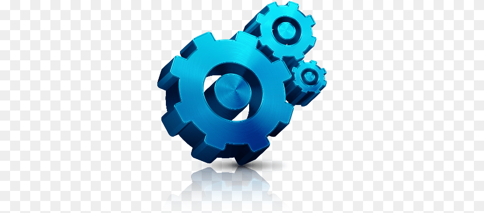 Library Icon Settings Blue Apple Settings Logo, Machine, Ammunition, Gear, Grenade Png