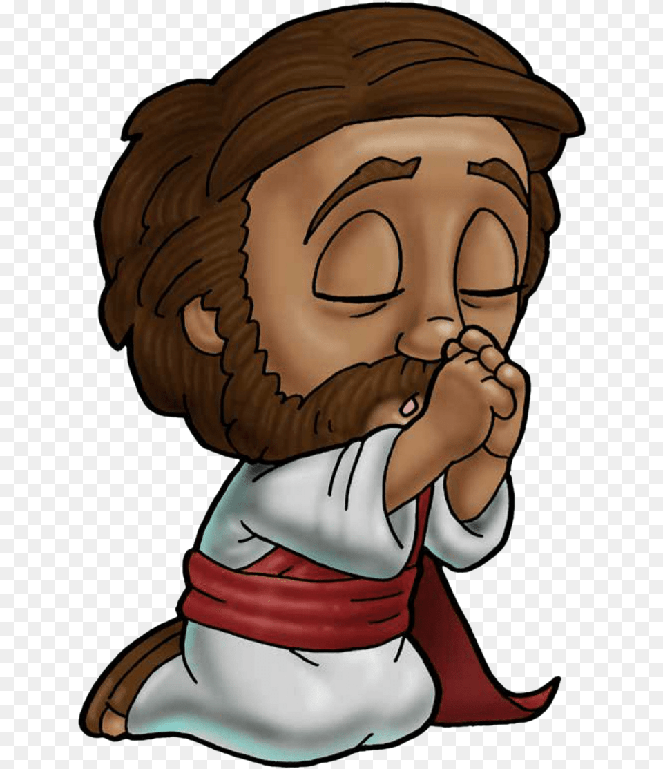 Library Jesus Praying Clipart, Baby, Person, Head, Face Png