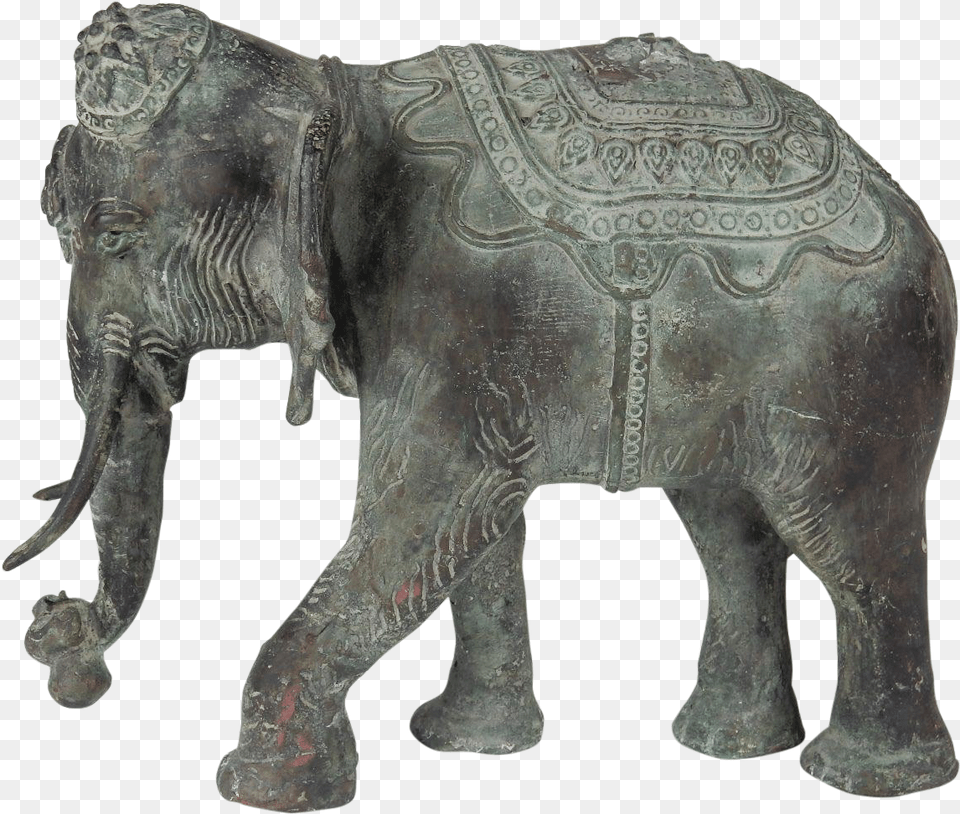 Library Library Antique Colossal Solid Bronze Indian, Animal, Elephant, Mammal, Wildlife Free Transparent Png