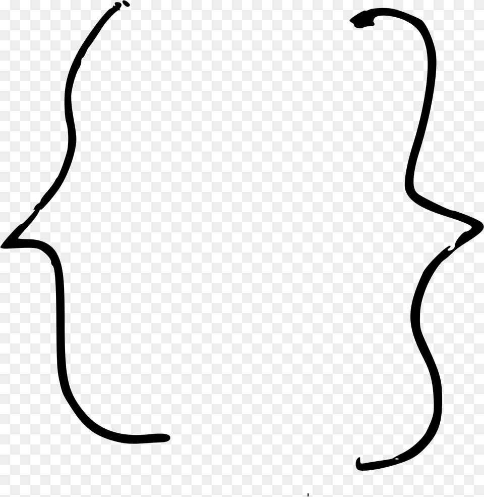 Library Library Curly Clip Art At Line Art, Gray Free Transparent Png