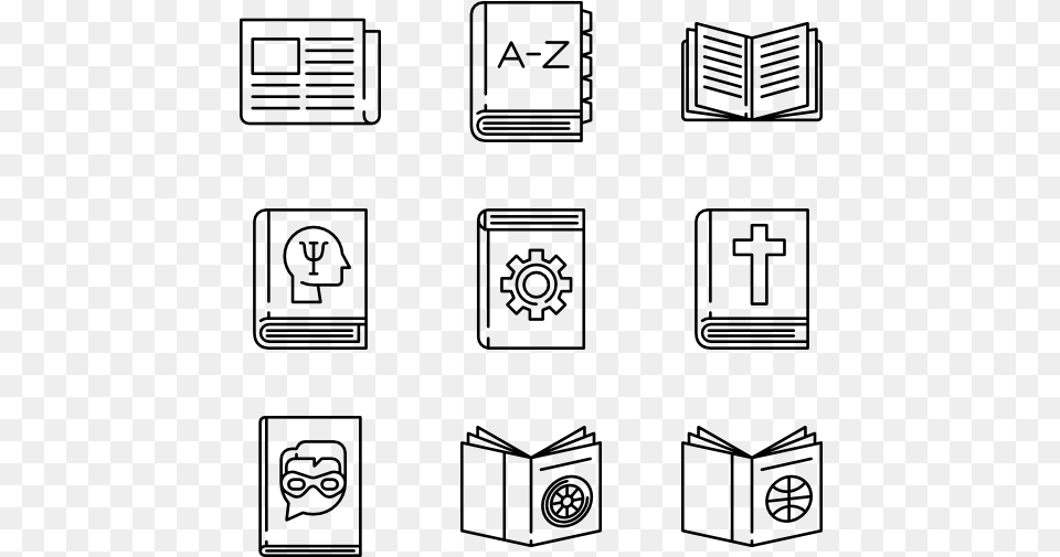 Library Library Icon Vector, Gray Free Png