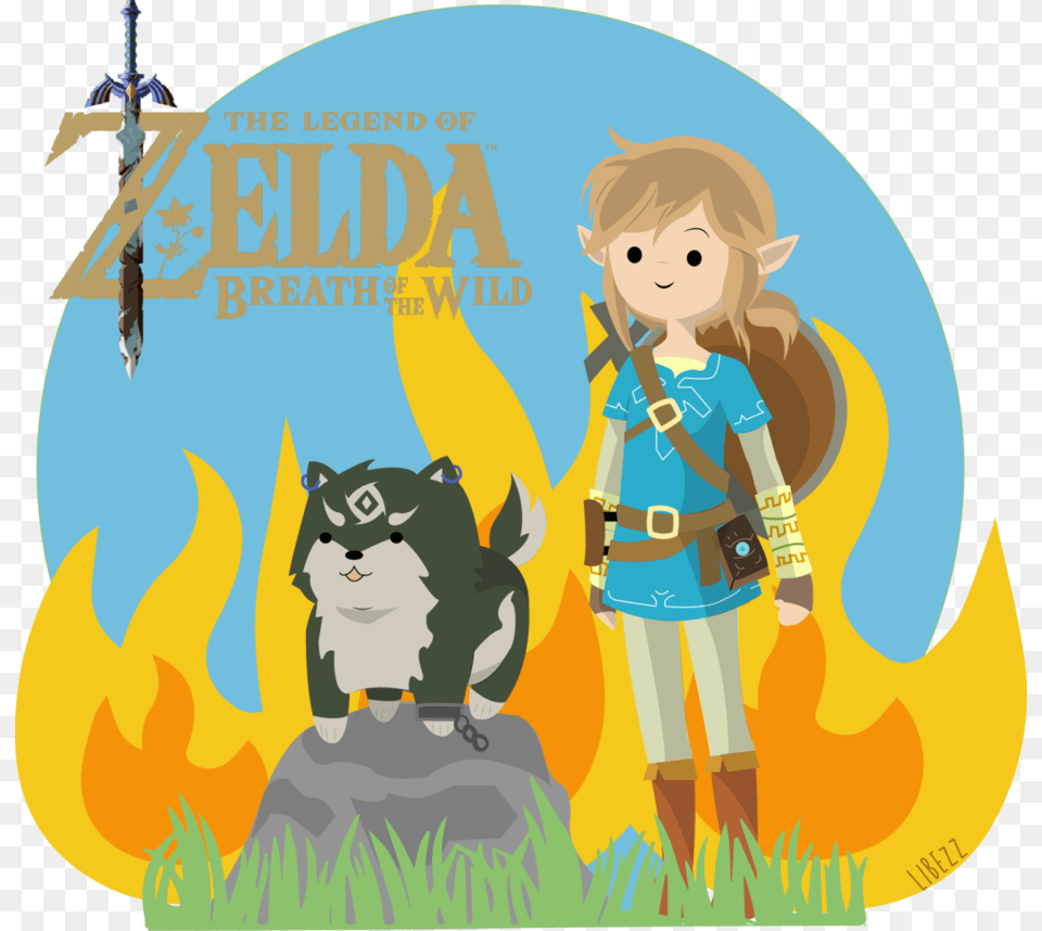 Library Link Vector Botw Botw Link Wolf Link, Person, Boy, Child, Male Png Image