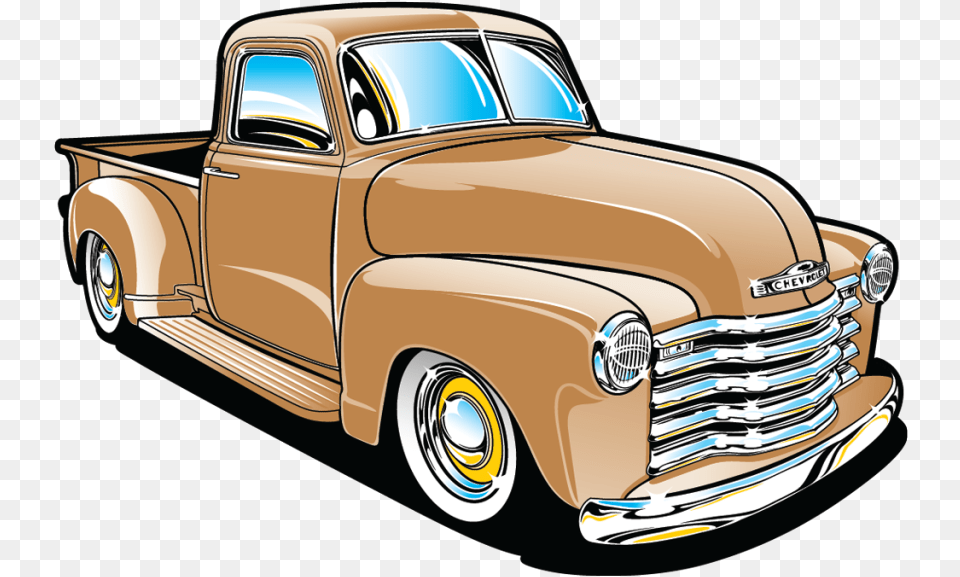 Library Of 55 Chevy Car Svg Stock Classic Truck Clipart, Pickup Truck, Transportation, Vehicle Png Image