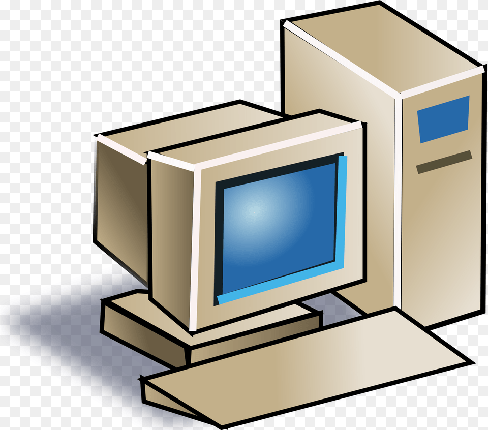 Library Of 90s Phone Clipart Freeuse Files Clipart Old Computer, Electronics, Pc, Computer Hardware, Hardware Png Image