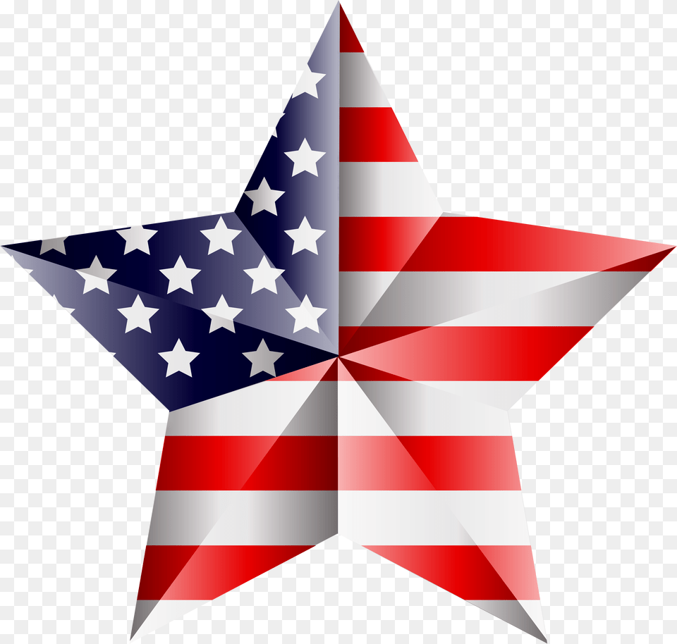 Library Of American Flag Star Clipart Transparent Background, Star Symbol, Symbol Free Png Download