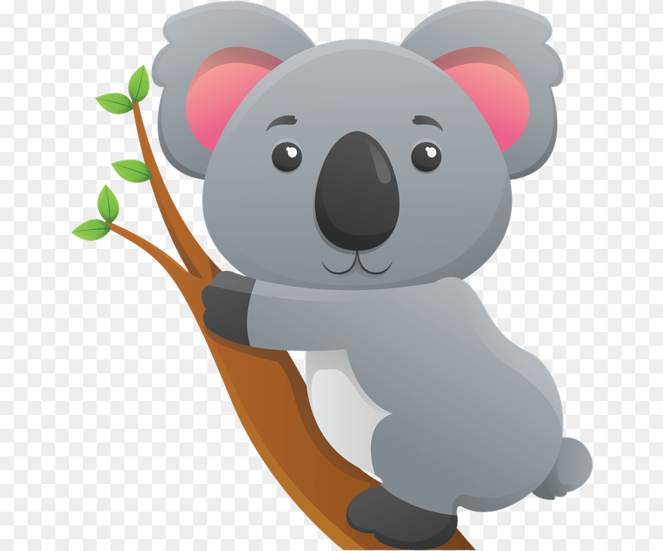 Library Of Animal Banner Royalty Free Download Koala Koala Clipart, Wildlife, Mammal, Nature, Outdoors Png