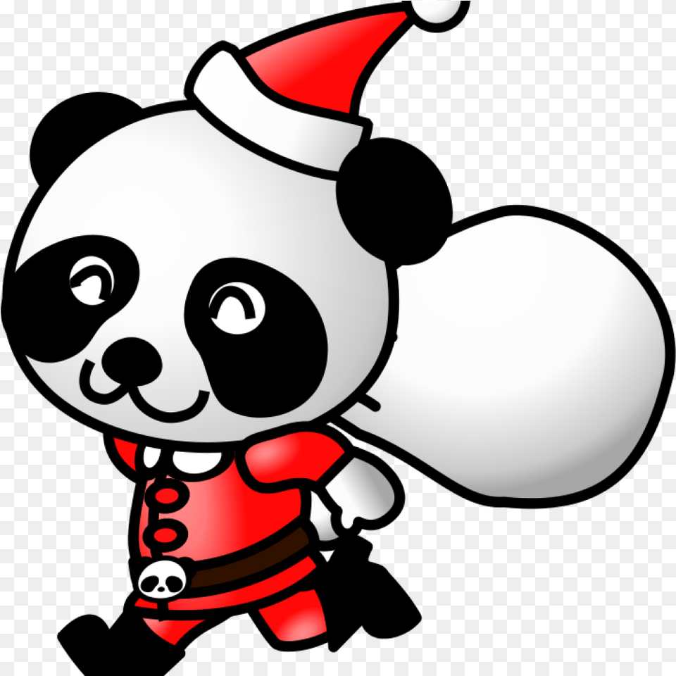 Library Of Animated Christmas Clip Panda Christmas Clipart, Baby, Person Free Transparent Png