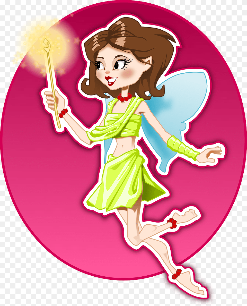 Library Of Animated Fairy Transparent Files Clipart Images Of Fairy, Baby, Person, Face, Head Free Png Download