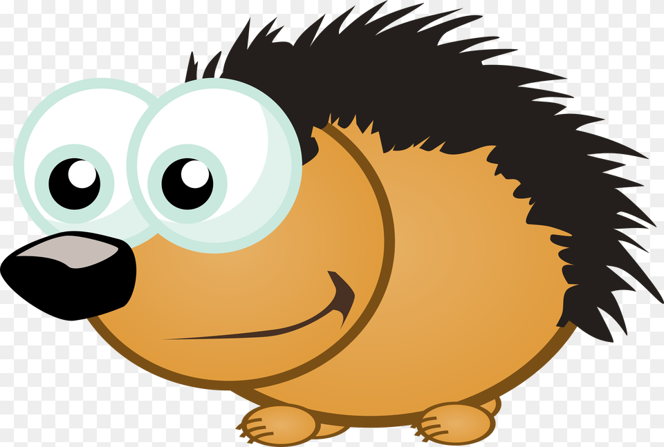 Library Of Animated Hedgehog Black Clip Art, Animal, Mammal, Wildlife, Fish Free Png Download