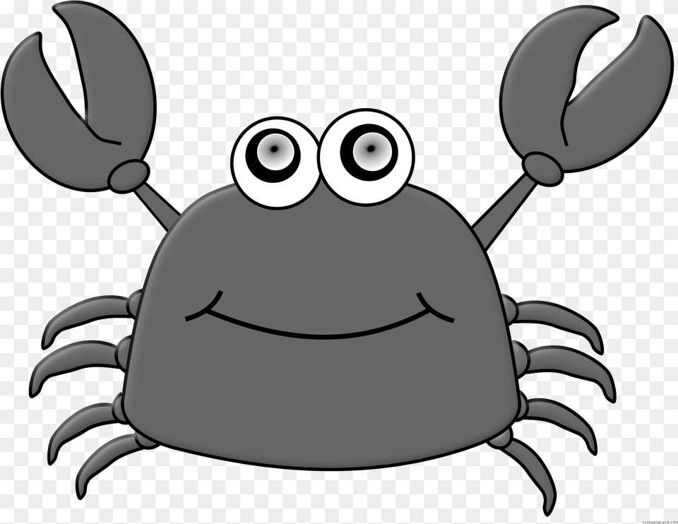 Library Of Apple Crab Clip Black And White King Crab Clipart, Seafood, Food, Animal, Sea Life Free Png