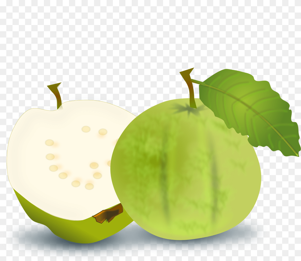 Library Of Apple Orange Lemon Image Freeuse Guava Clipart, Food, Fruit, Plant, Produce Free Png