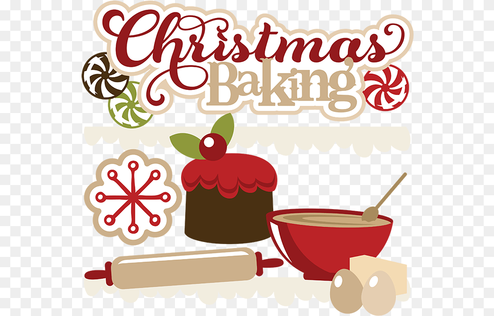 Library Of Baking Christmas Cookies Christmas Cookie Baking Clip Art, Cream, Dessert, Food, Ice Cream Free Png