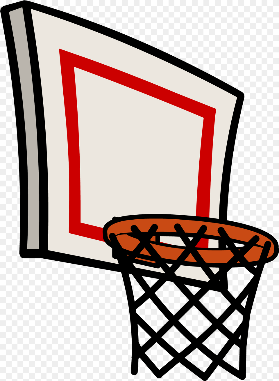 Library Of Banner Black And White Stock Basketball Red Net Basketball Hoop Clip Art Png Image