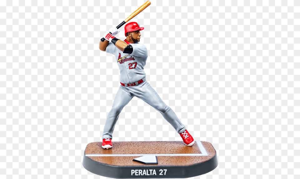 Library Of Baseball Cardinal Hit Ball Freeuse Stock Figurine Joueur De Baseball, Team Sport, Team, Sport, Person Png Image