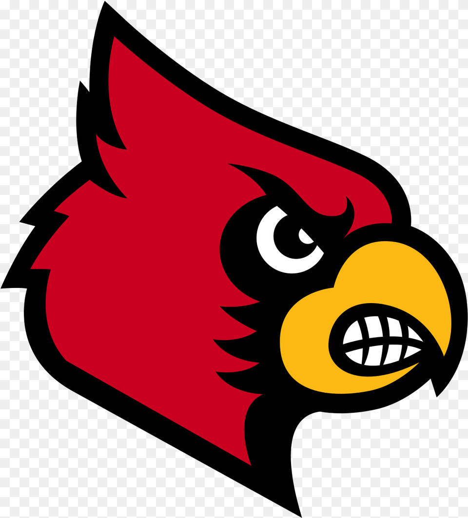 Library Of Baseball Cardinal Stock Louisville Cardinals Logo, Animal, Beak, Bird, Fish Free Png