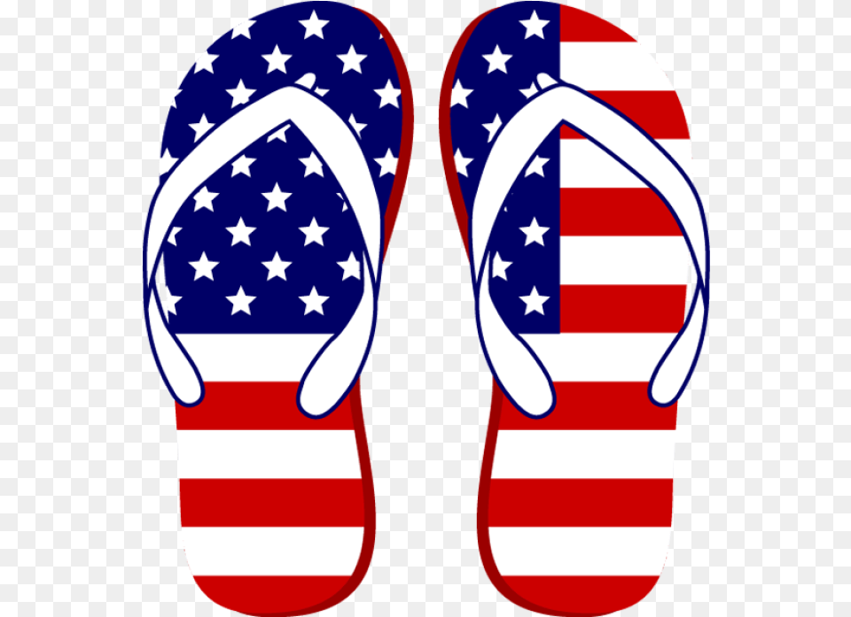 Library Of Baseball Us Flag Picture Files 4th Of July Clipart, Clothing, Flip-flop, Footwear Free Transparent Png