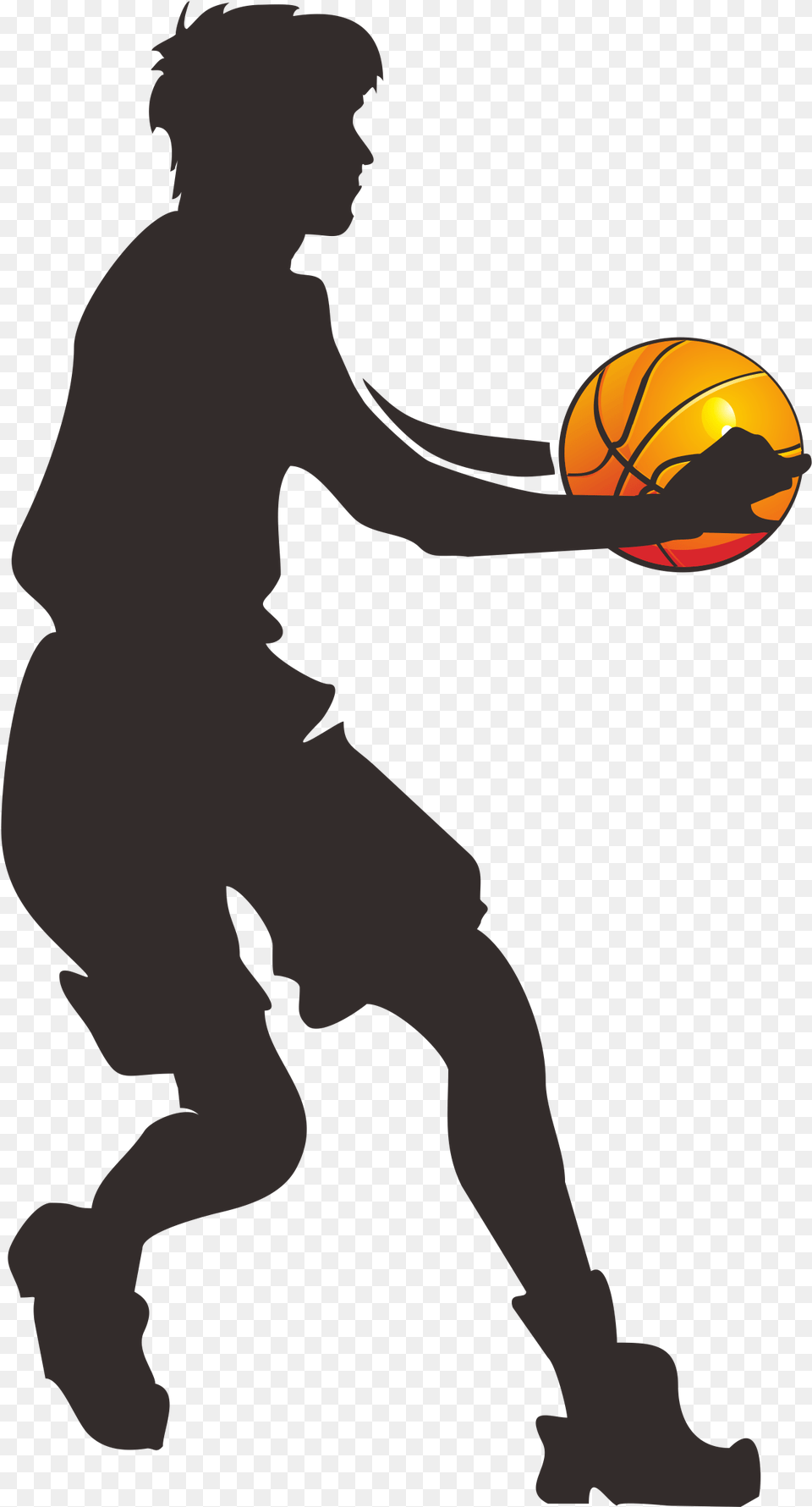 Library Of Basketball Dunking Black And White Files Dunking Basketball Clipart, Adult, Male, Man, Person Png Image