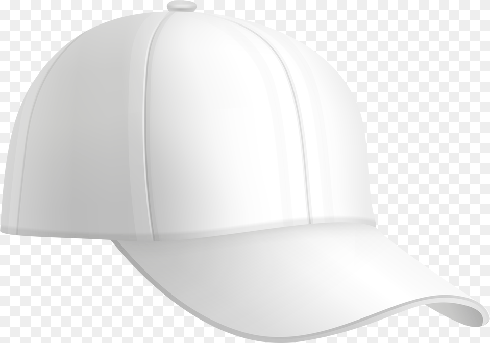 Library Of Black And White Cartoon Baseball Cap Clip Freeuse Transparent White Hat, Baseball Cap, Clothing Png