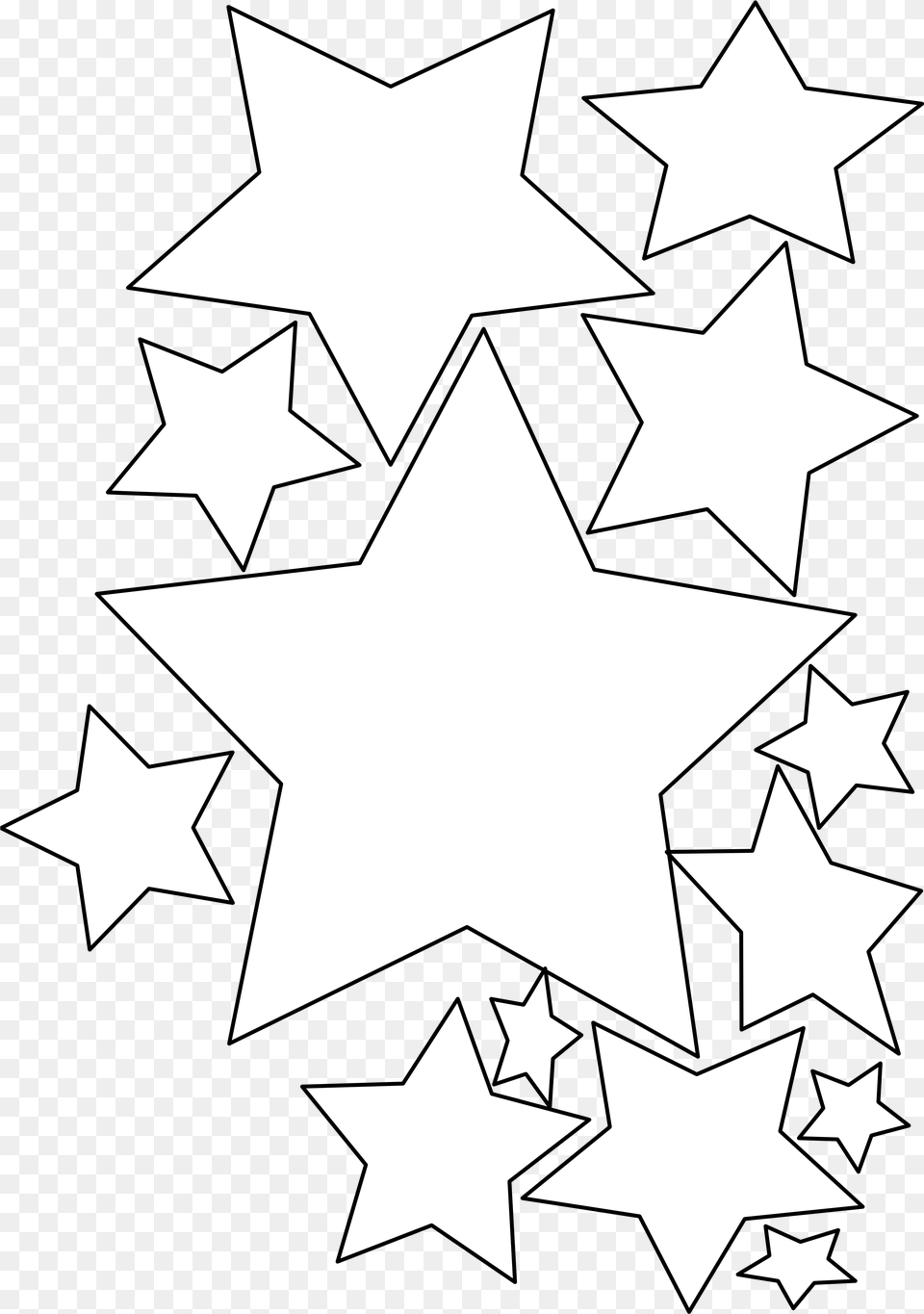 Library Of Black Shooting Star Graphic Freeuse White On Black Clipart, Leaf, Plant, Star Symbol, Symbol Free Transparent Png