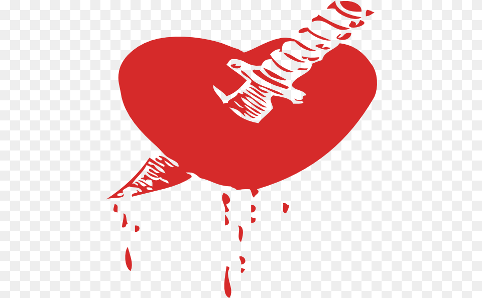 Library Of Bloody Heart Clip Files Heart With A Knife Through, Balloon, Adult, Female, Person Png