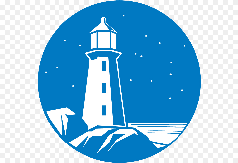 Library Of Blue Light House Clipart Blue White Lighthouse Logo, Architecture, Building, Tower, Beacon Free Png Download