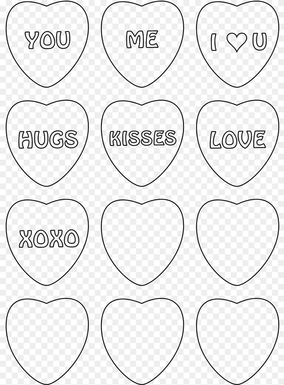 Library Of Candy Heart Picture Library Black Conversation Hearts, Gray Free Transparent Png