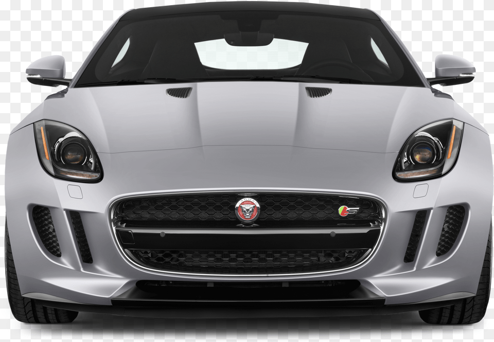 Library Of Car Headlights Jaguar F Type Front View, Coupe, Sports Car, Transportation, Vehicle Free Transparent Png