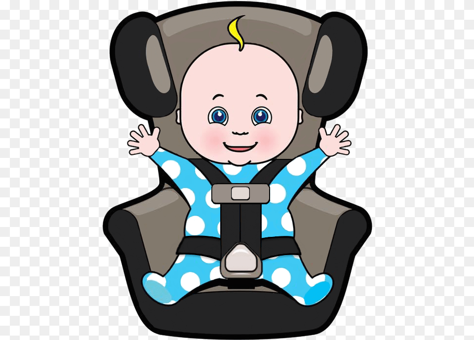 Library Of Car Seats Banner Black And White Baby Car Seat Cartoon, Person, Face, Head, Transportation Free Png