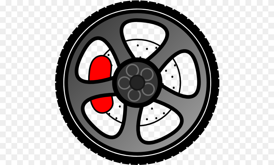 Library Of Car Wheel Clip Files Cartoon Car Wheel, Alloy Wheel, Vehicle, Transportation, Tire Free Png Download
