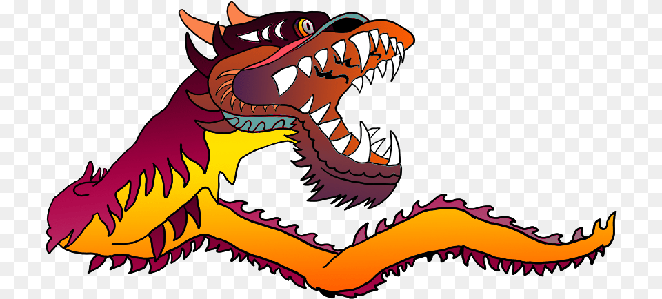 Library Of Chinese School Transparent Stock Files Chinese Cartoon Dragon, Animal, Dinosaur, Reptile Free Png Download