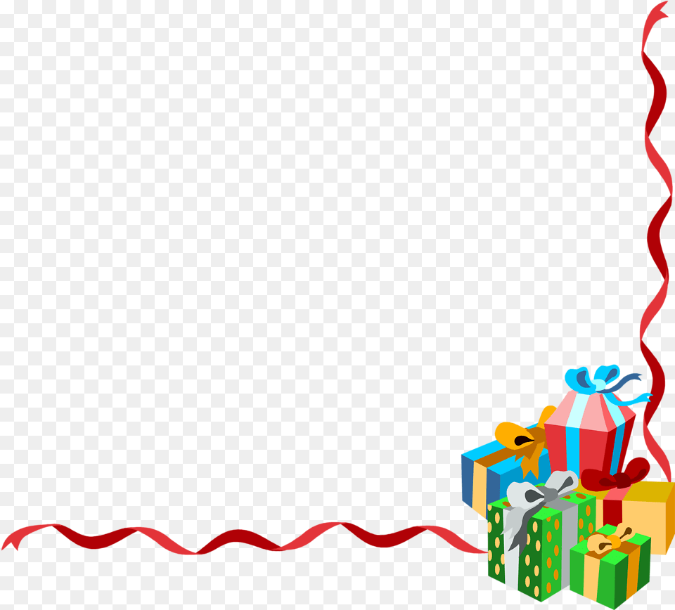 Library Of Christmas Border Corner Birthday Borders And Frames, Gift Free Png