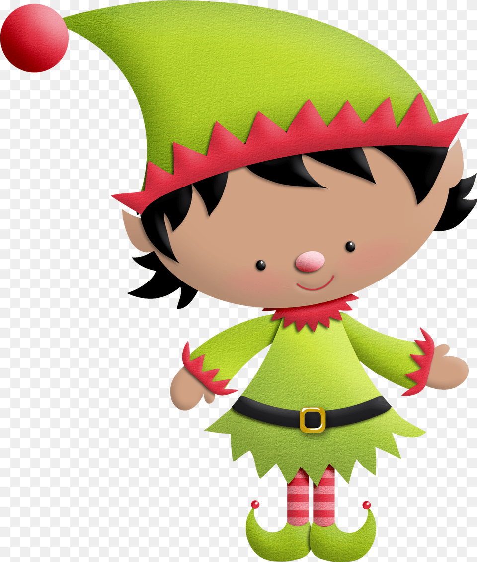 Library Of Christmas Elves Graphic Download Christmas Girl Elf, Baby, Person Png