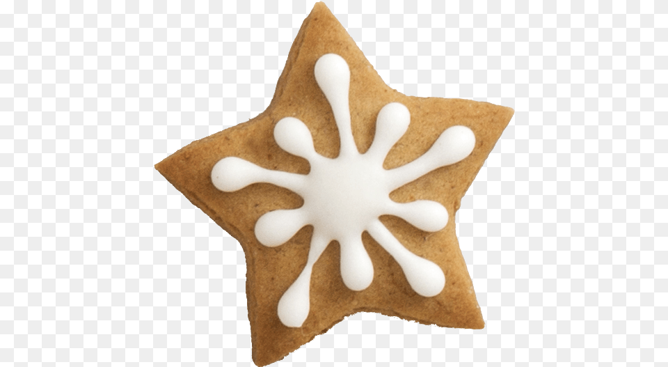 Library Of Christmas Star Cookie Vector Star Christmas Cookie, Cream, Dessert, Food, Icing Free Png