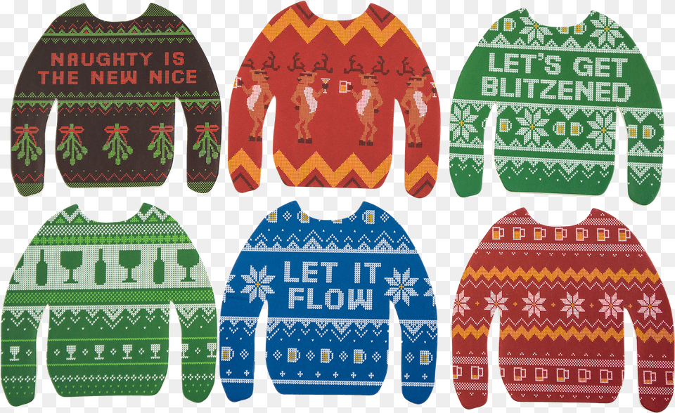 Library Of Christmas Sweater Freeuse Files Transparent Background Ugly Sweaters Transparent, Clothing, Knitwear, Sweatshirt Free Png