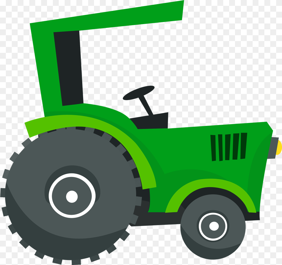 Library Of Christmas Tractor Banner Stock Files Tractor, Grass, Plant, Transportation, Vehicle Free Transparent Png
