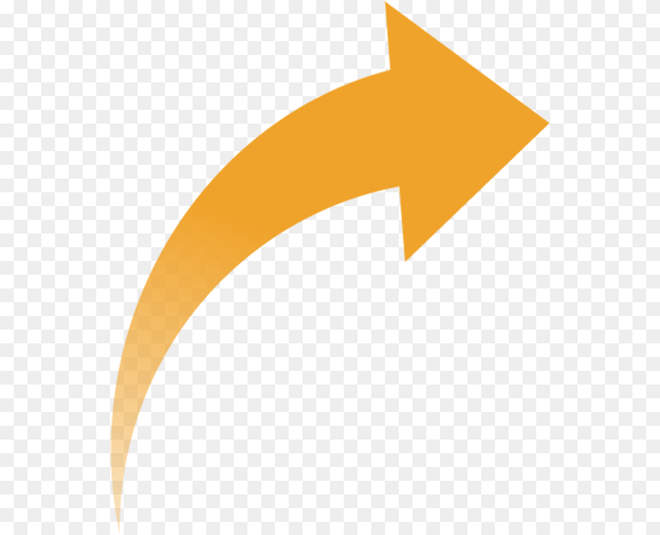 Library Of Clip Art Curved Arrow Orange Curved Arrow Png