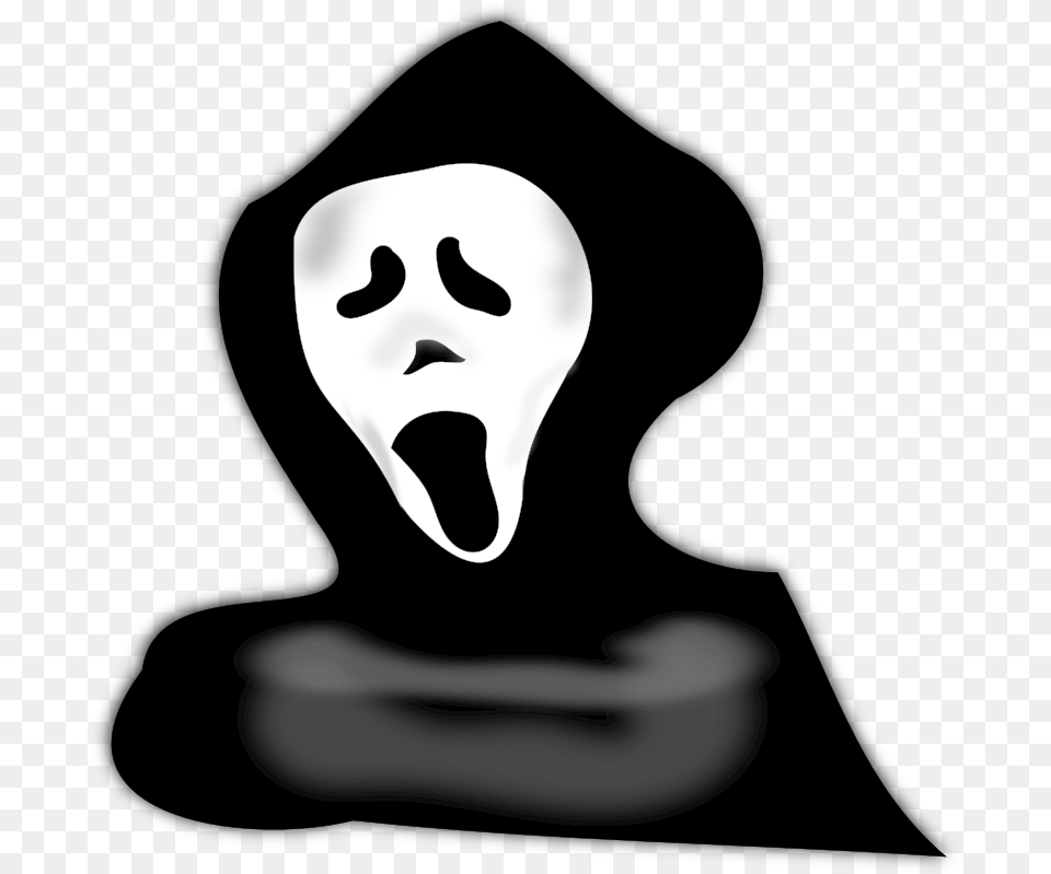 Library Of Clip Art Stock Halloween Ghost Files Ghost Clip Art, Stencil, Person, Face, Head Png Image