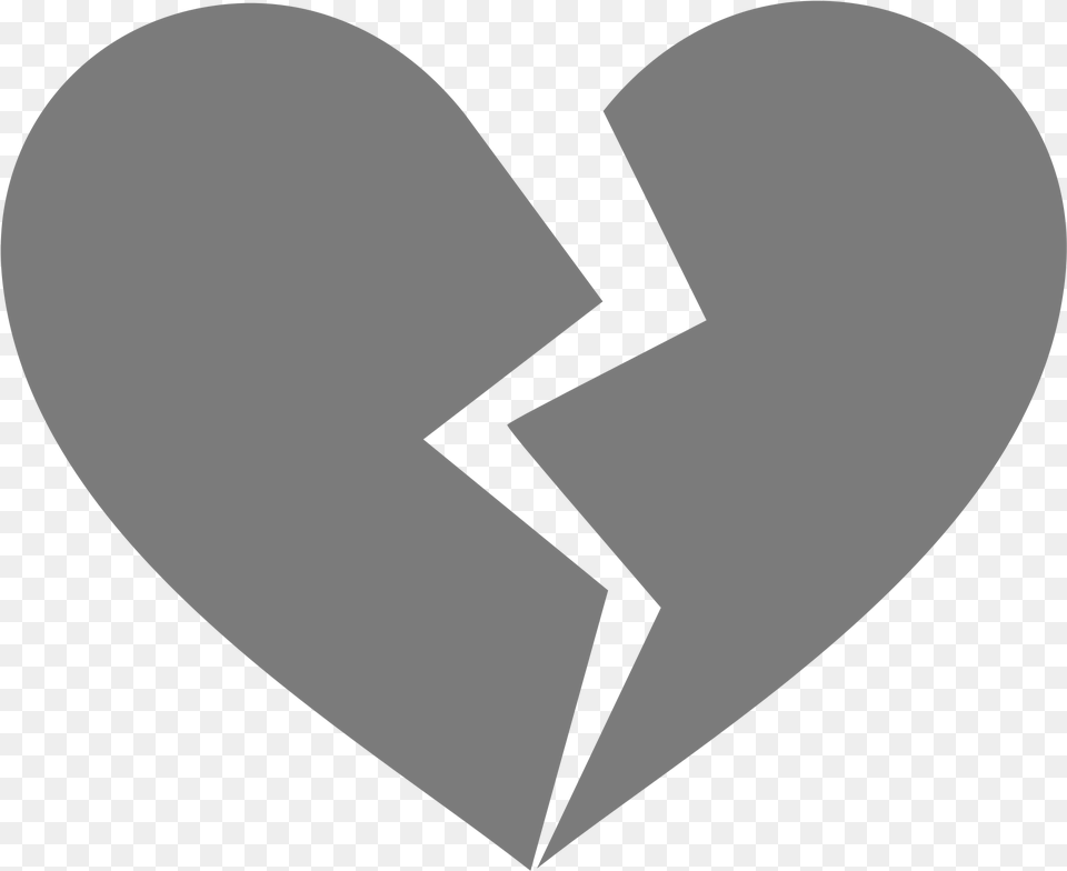 Library Of Clip Transparent Broken Heart Files Grey Broken Heart Free Png