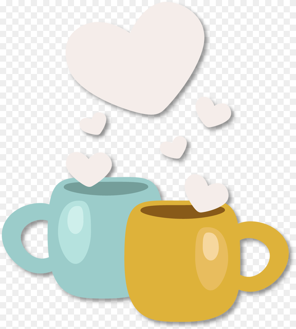 Library Of Coffee Mug With Heart Svg Clipart Transparent Background Clipart Coffee Heart Mug, Cup, Beverage, Coffee Cup Free Png