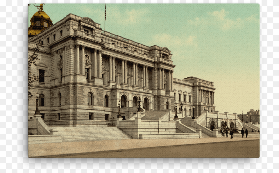 Library Of Congress Thomas Jefferson Building Canvas, Architecture, Housing, House, Person Free Png