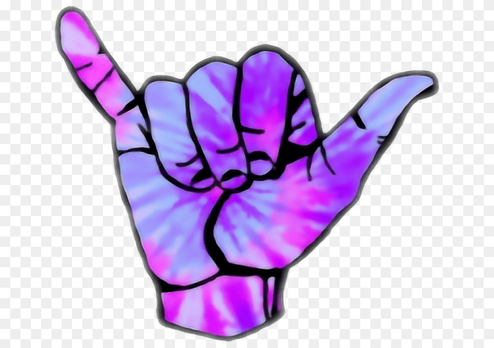 Library Of Cool Heart Freeuse Tie Dye Stickers, Body Part, Hand, Person, Purple Png