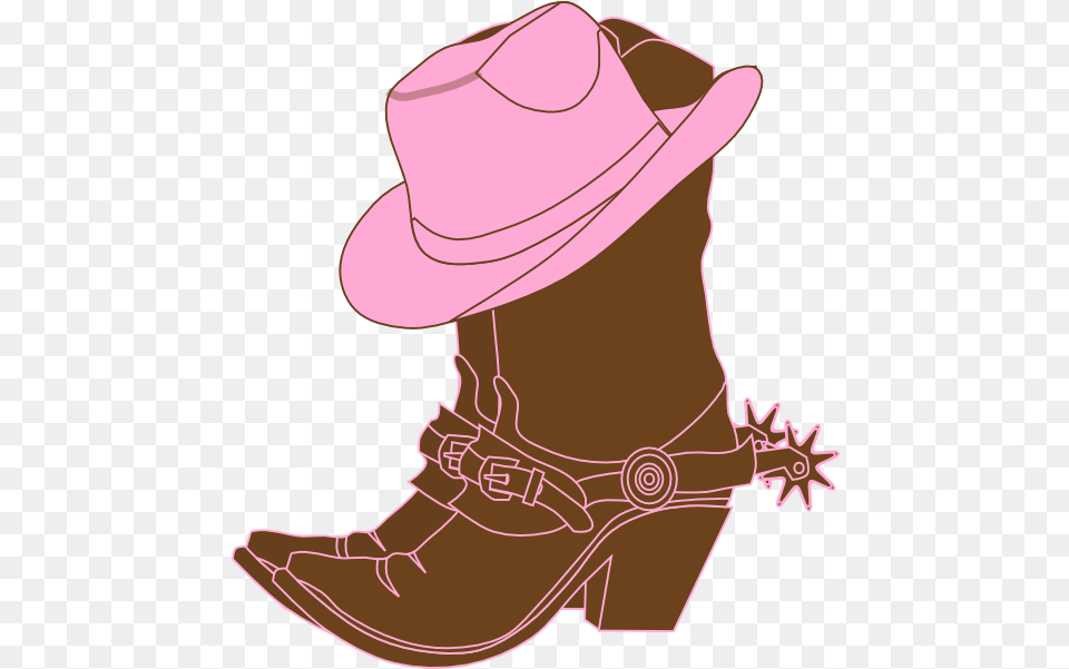 Library Of Cowboy Hat Crown Cowgirl Boots Clipart, Clothing, Cowboy Hat, Person Png